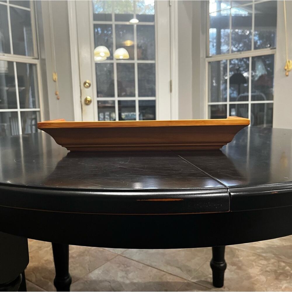 NEW Pottery Barn Crown Molding Hanging Display Wall Ledge Oak 18”